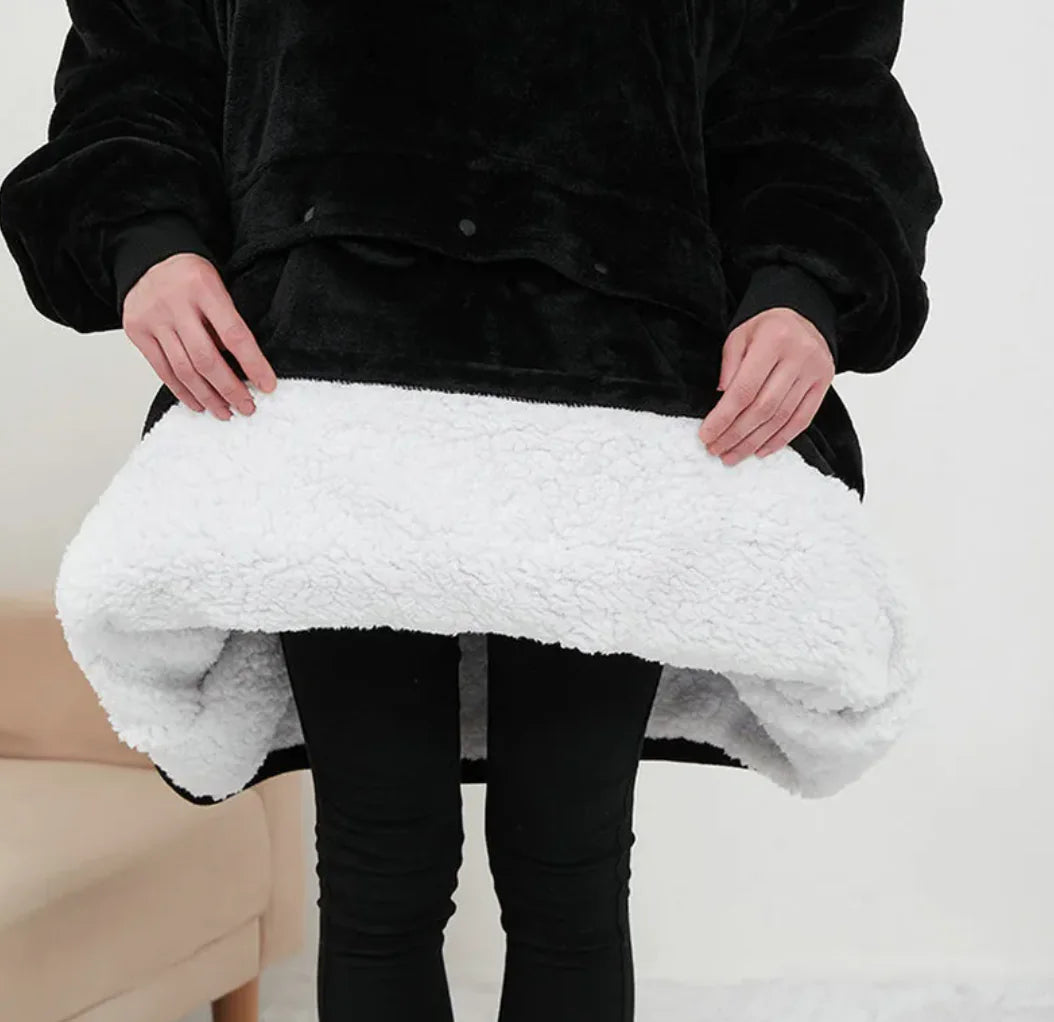 Heated Oversized Hoodie Blanket