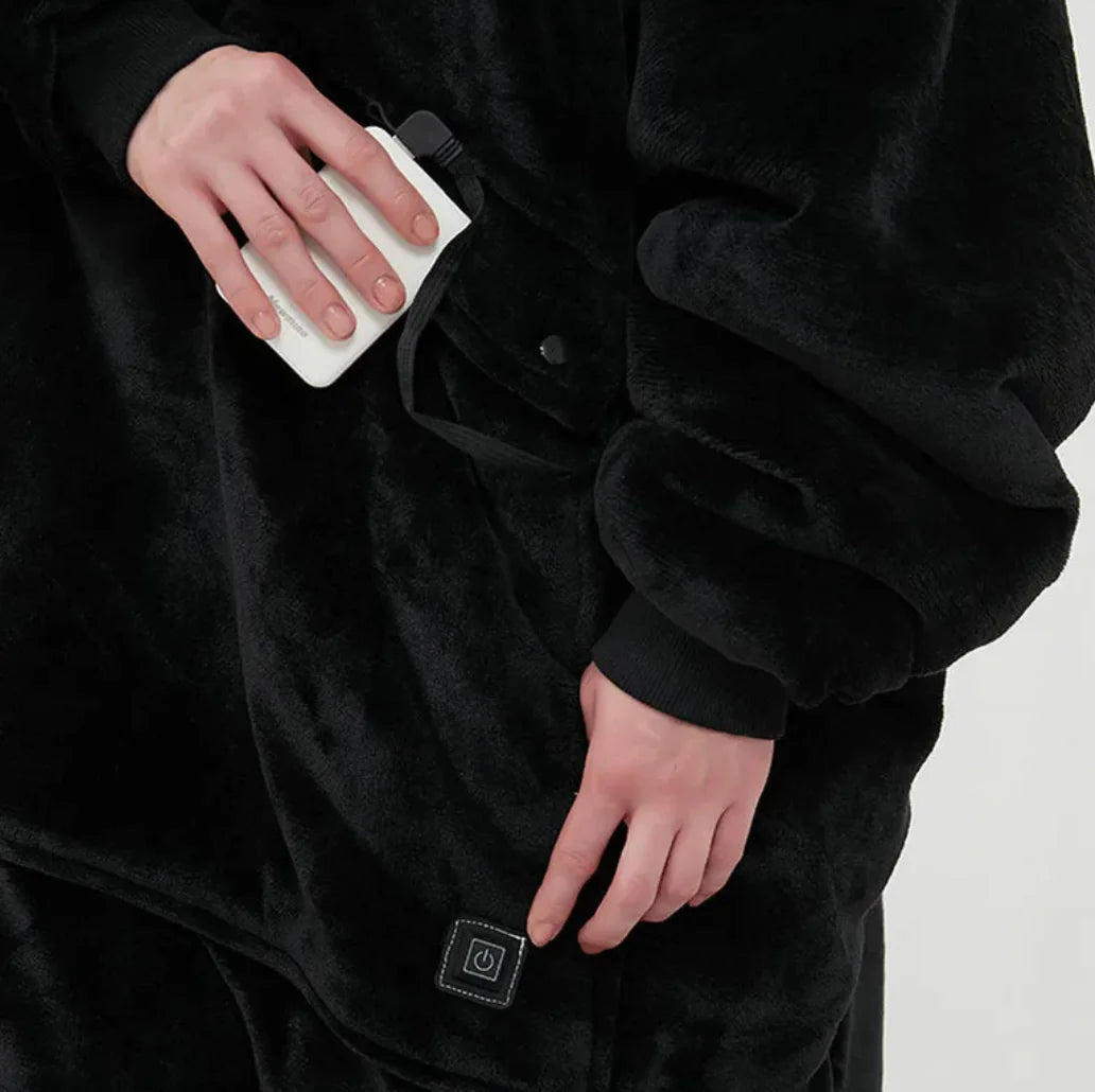 Heated Oversized Hoodie Blanket