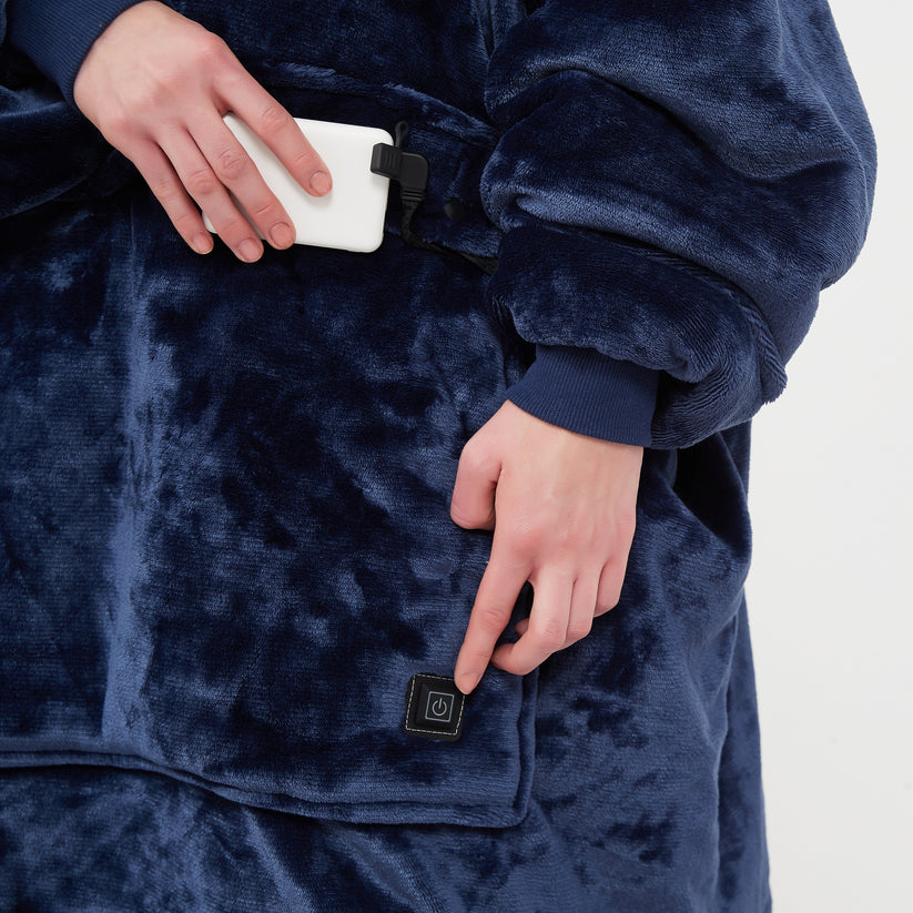 Heated Oversized Hoodie Blanket