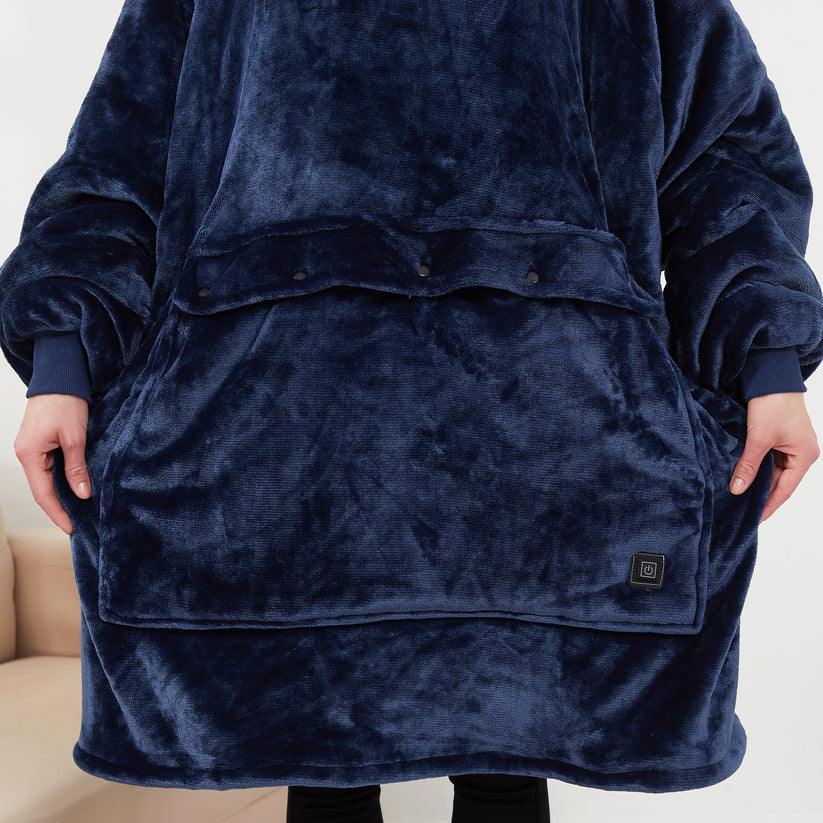 Heated Oversized Hoodie Blanket