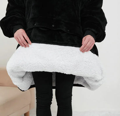 Heated Oversized Hoodie Blanket