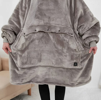 Heated Oversized Hoodie Blanket