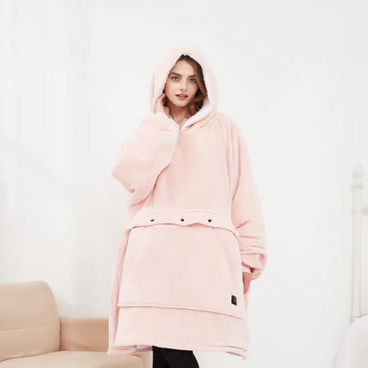 Heated Oversized Hoodie Blanket
